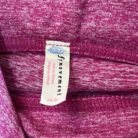 Free People Movement Just Breathe Leggings Hibiscus High Rise Size XS - Picture 9 of 13